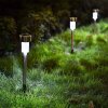 Sada solárních zahradních lamp k zapíchnutí, 10 ks
