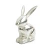 Velikonoční dekorace – hliníkový zajíc – 16 x 10 cm