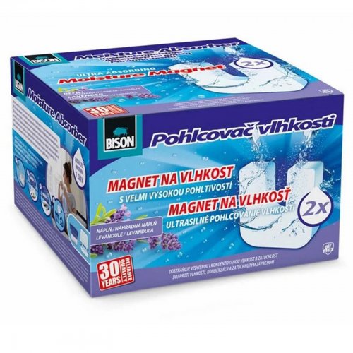 AirMAx Náhradní magnet do pohlcovače vlhkosti, levandule – 2 x 450 g