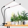 Dvouramenná LED lampa pro růst rostlin