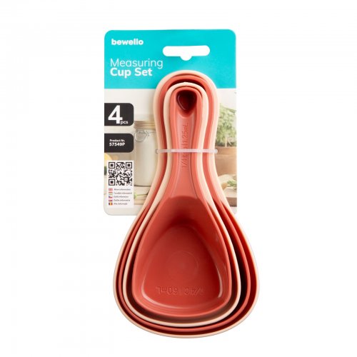 Sada odměrek – plast – 17 x 9,3 x 6 cm – 4 ks / balení