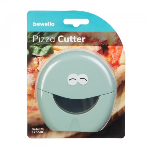 Kráječ na pizzu – nerezová ocel, plast – 10,2 x 10,2 x 2 cm