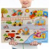Vkládací puzzle s vozidly