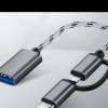 2 v 1 USB převodníkový kabel