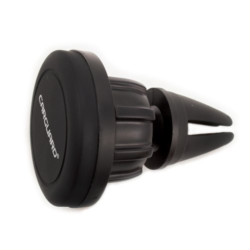 Magnetický držák na telefon do větrací mřížky, otočný, černý