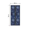 Síť proti hmyzu na dveře - magnetická - 100 x 210 cm - kotva