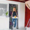 Síť proti hmyzu na dveře - magnetická - 100 x 210 cm - květ, motýl