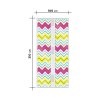 Síť proti hmyzu na dveře – magnetická – 100 x 210 cm – vlnitá