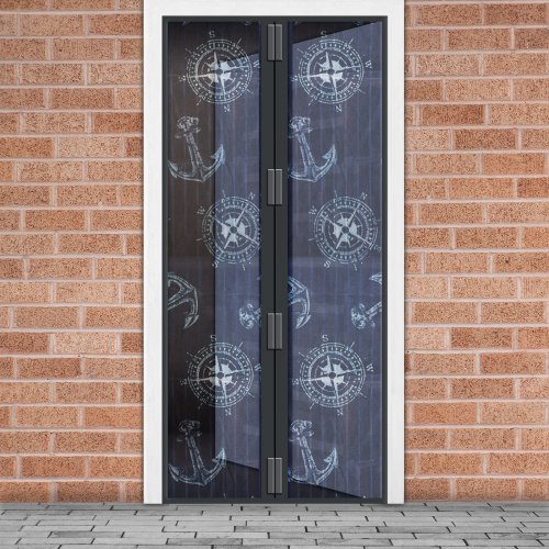 Síť proti hmyzu na dveře - magnetická - 100 x 210 cm - kotva