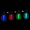 Chytrý solární světelný řetěz – 85 + 15 ks RGB LED – 14,5 m – bluetooth