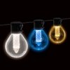 Chytrý solární světelný řetěz – 15 ks bílých LED – nastavitelná barevná teplota – 7,5 m – Bluetooth