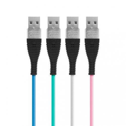 Datový kabel - microUSB 4 barvy - 2 m