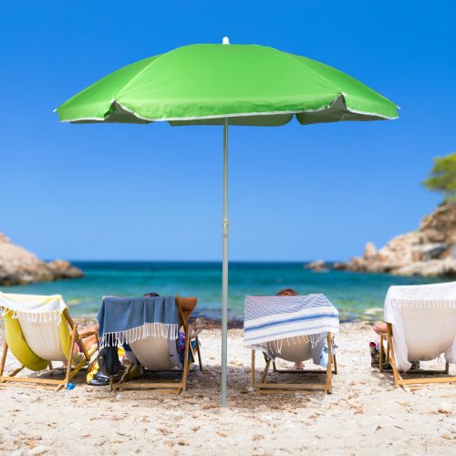 Velký slunečník - 155 x 135 cm - zelený