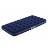 Nafukovací matrace – jednolůžková, velur – modrá – 188 x 99 x 22 cm
