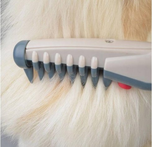 Hřeben a přístroj na odstraňování chlupů pro domácí zvířata