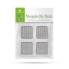 Opravná záplata na síť proti hmyzu – 10 x 10 cm – šedá – 4 ks / balení