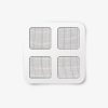 Opravná záplata na síť proti hmyzu – 10 x 10 cm – šedá – 4 ks / balení