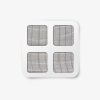 Opravná záplata na síť proti hmyzu – 10 x 10 cm – černá – 4 ks / balení