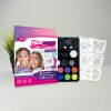 Sada na malování obličeje Sparkling Fantasy – 6 ks mozaikových šablon