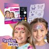 Sada na malování obličeje Sparkling Fantasy – 6 ks mozaikových šablon