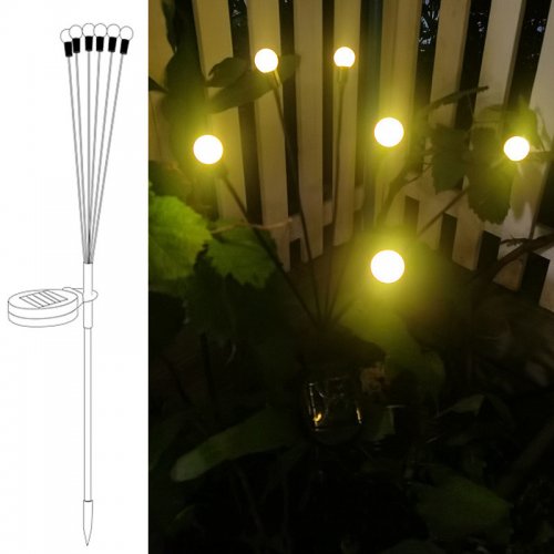 Zahradní LED osvětlení na dekoraci
