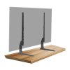 Univerzální základna na TV – černá – 71 x 35 cm
