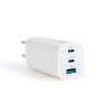 Síťový adaptér USB + Type-C PD45W s rychlým nabíjením – bílý