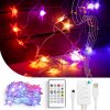 Chytrý světelný řetěz – hvězda – USB – 25 RGB LED – 5 m – Bluetooth