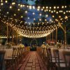 Chytrý světelný řetěz – 100-240V – 25 ks teplých bílých LED – 15 m – Bluetooth
