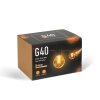 Chytrý světelný řetěz – 100-240V – 25 ks teplých bílých LED – 15 m – Bluetooth