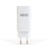 Síťový adaptér USB + Type-C PD45W s rychlým nabíjením – bílý