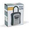 Trezor na klíče – uzamykatelný věšák – kov – 170 x 95 x 40 mm