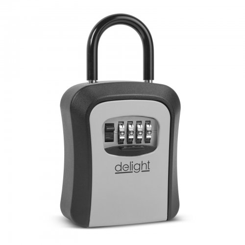 Trezor na klíče – uzamykatelný věšák – kov – 170 x 95 x 40 mm