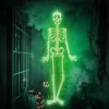 Halloweenská fosforeskující dekorace – kostra – 90 x 40 cm