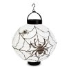 LED lampion – pavučina – 2 x AAA – 20 cm
