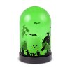 Halloweenská LED dekorace – zelená – 3 x AAA – 8 x 12,5 cm
