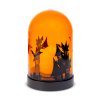 Halloweenská LED dekorace – oranžová – 3 x AAA – 8 x 12,5 cm