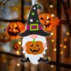 Halloweenská dekorace - skřítek - závěsná - pěna - 44 x 26 cm