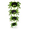 Halloweenská dekorace – pavouk – závěsná – filc – 63 x 32 cm
