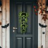 Halloweenská dekorace – pavouk – závěsná – filc – 63 x 32 cm