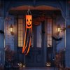 Halloweenský větrný pytel - dýně - oranžový - 122 cm