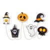 Halloweenská LED dekorace na okno – gel – více tvarů – 85 cm