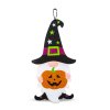 Halloweenská dekorace - skřítek - závěsná - pěna - 44 x 26 cm