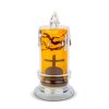 Halloweenská LED svíčka – náhrobní kámen – oranžová LED – 3 x LR1130 – 5 x 5 x 10 cm