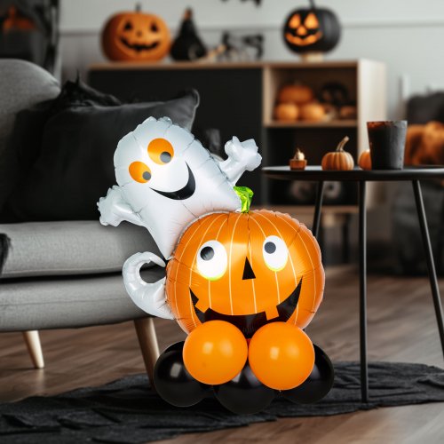 Halloweenský balón – dýně – 10 ks / balení
