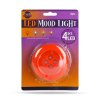 Halloweenské LED náladové osvětlení – 4 barevné LED – 2 x AAA – oranžová – 77 x 35 mm