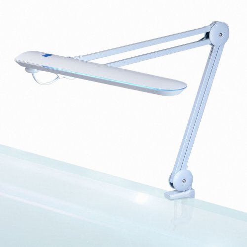 LED lampa na stůl – stmívatelná – kov – bílá