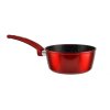 Metal Red Line nepřilnavý hliníkový kastrol bez poklice 18 cm indukční