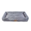 Psí pelíšek – 87 x 59 x 13 cm – šedý