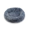 Psí pelíšek - kruh - velikost "M" - 60 cm - šedý
